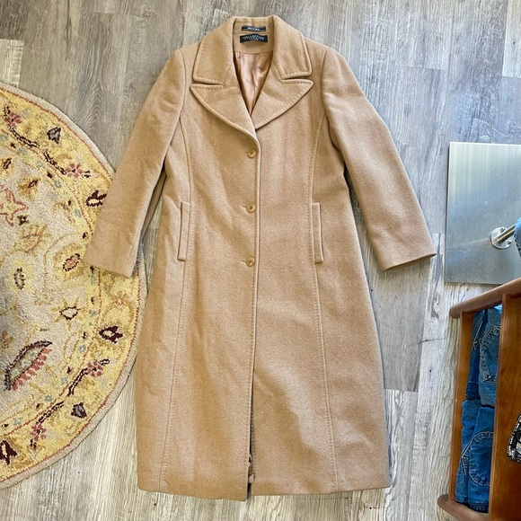 Vintage Collection Fifty Nine 100% Italian Baby Camel Hair Long Coat - Picture 12 of 16